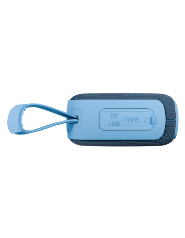 Asonic AS-03 Mavi USB-TF-TWS-Bluetooth Destekli 5W 1200mAh Type-C Speaker – logo baskılı promosyon ürünü, görsel 4