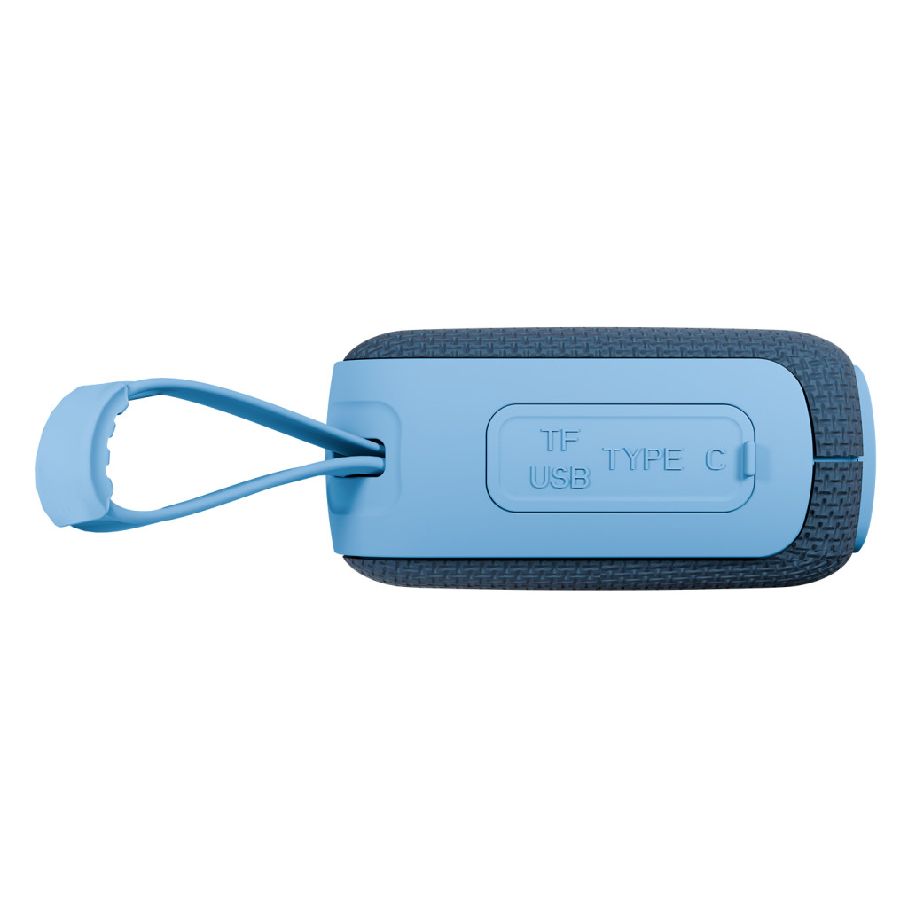 Asonic AS-03 Mavi USB-TF-TWS-Bluetooth Destekli 5W 1200mAh Type-C Speaker – logo baskılı promosyon ürünü, görsel 4