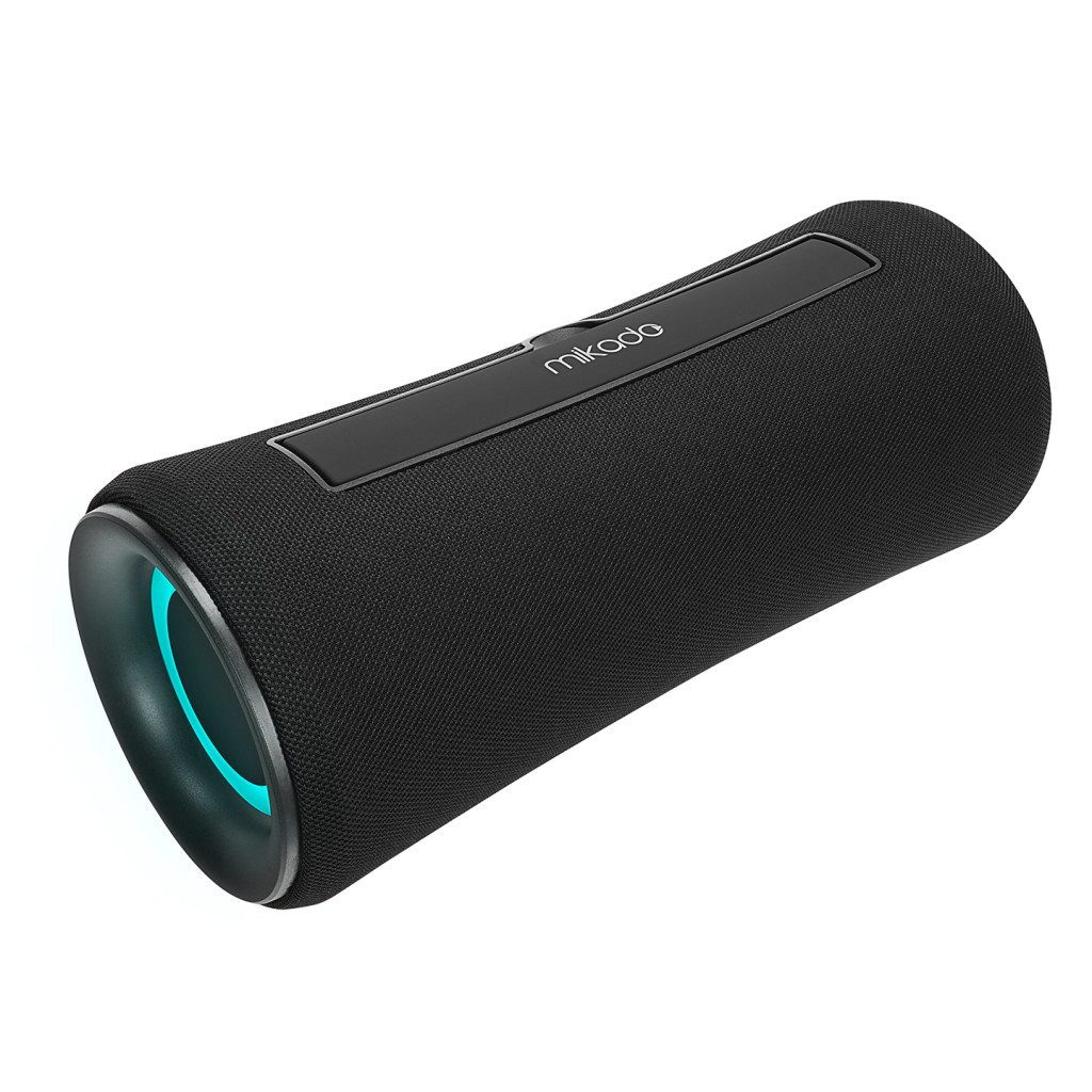 Mikado MD-52BT 10W USB+SD Bazuka Gövdeli Siyah Bluetooth Speaker – logo baskılı promosyon ürünü