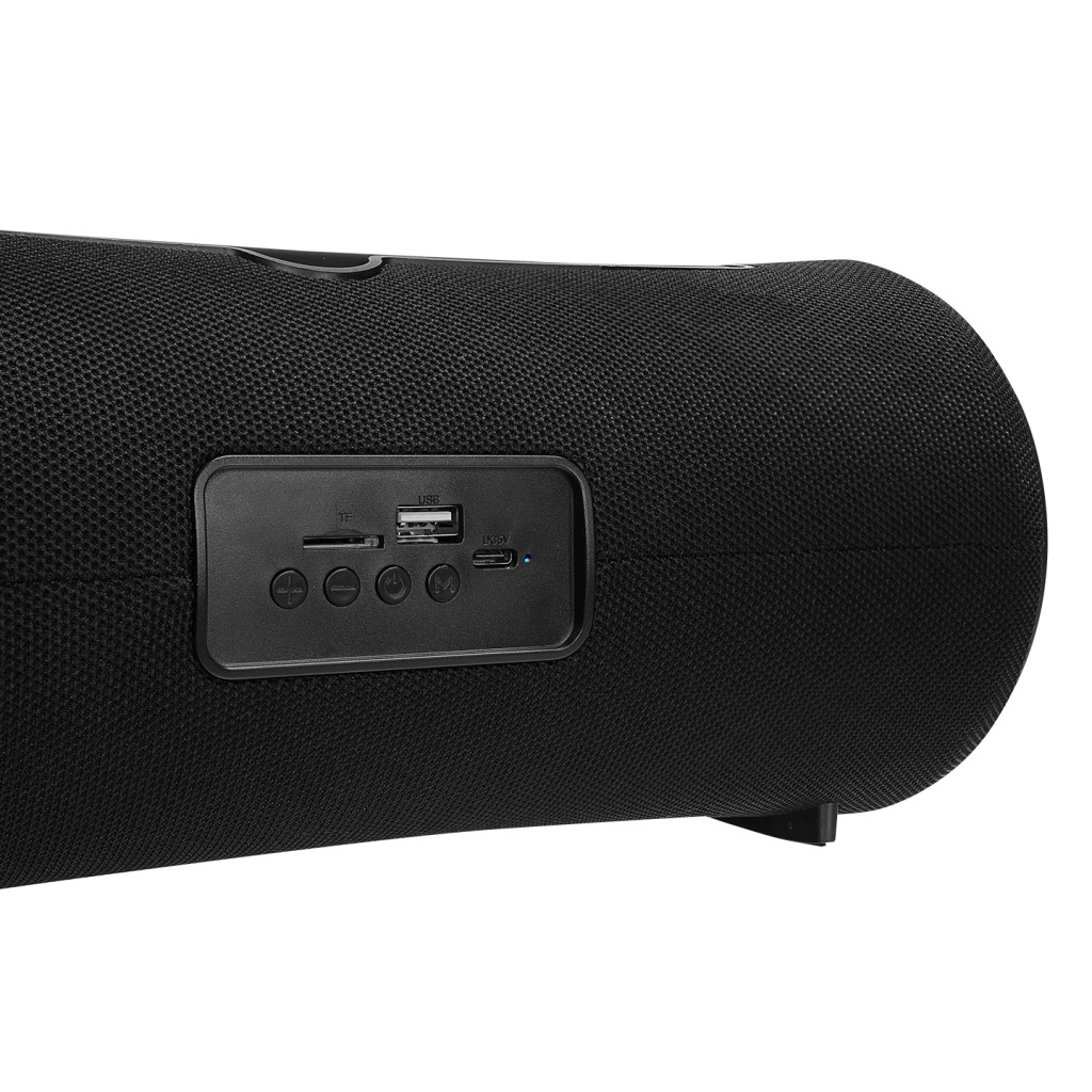 Mikado MD-52BT 10W USB+SD Bazuka Gövdeli Siyah Bluetooth Speaker – logo baskılı promosyon ürünü, görsel 5