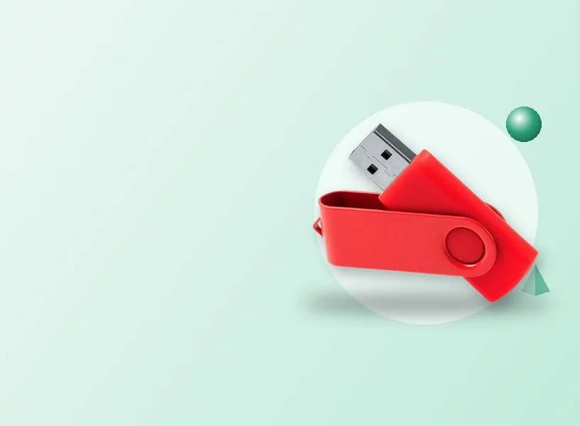 Logo baskılı promosyon USB flash bellek